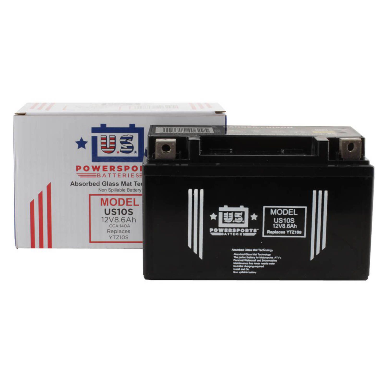 USPS AGM BATTERY USZ10S YTX7A-BS *8 - Image 4