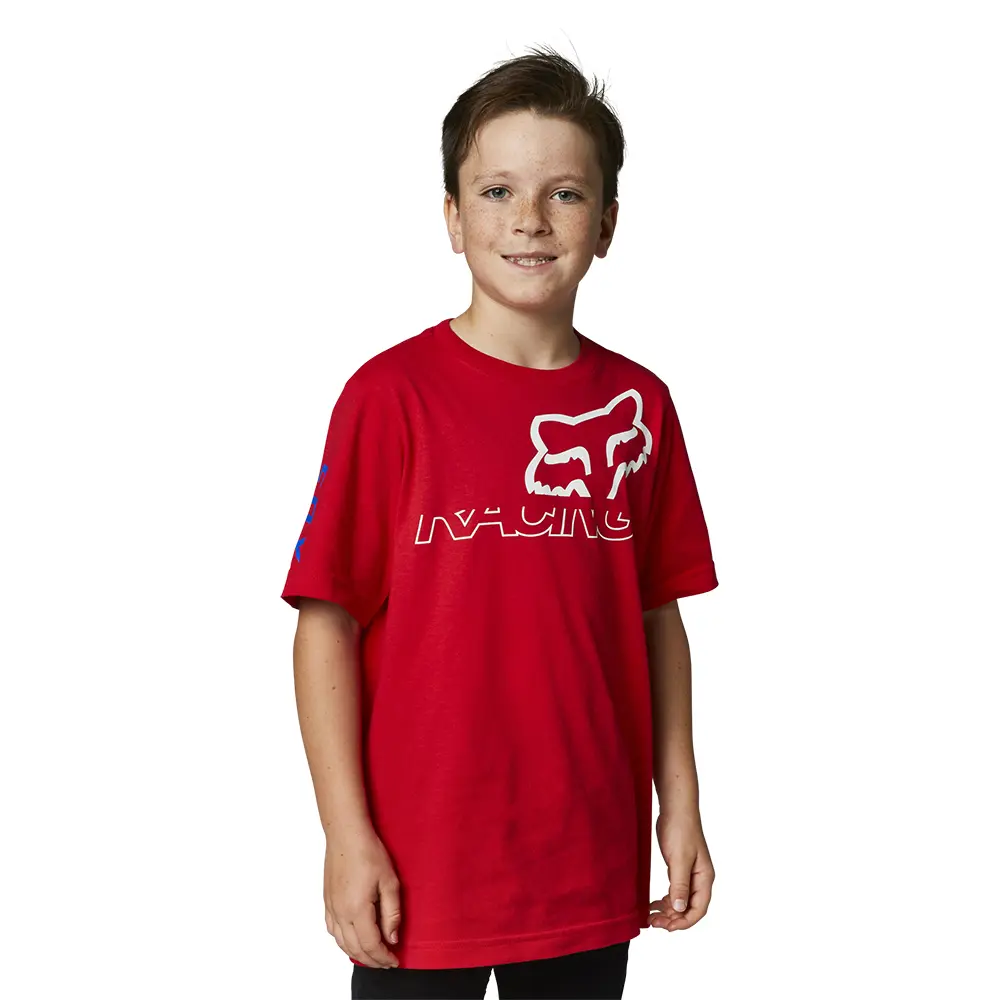 Fox Skew Tee Youth Flame Red