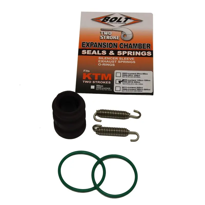BOLT EXHAUST O-RING PACK KTM 105-150 00-