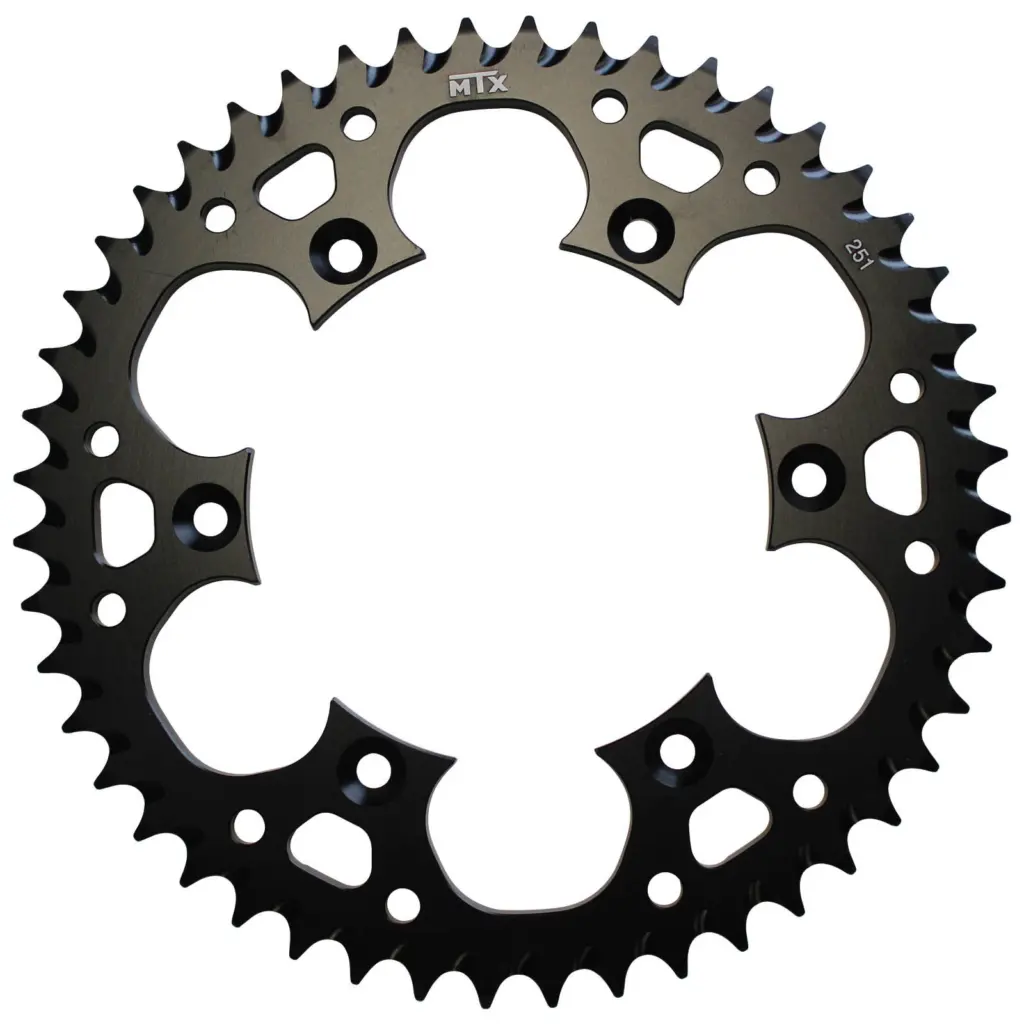SPKT REAR ALLOY MTX ZERO BLK 251 47T #520