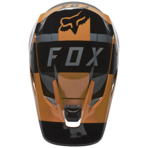 Motocross Helmet Fox V3 RS Riet Black/Gold - Image 3