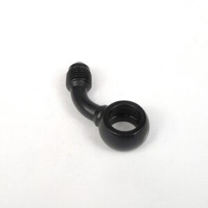 WHITES BRAKE - 10mm BANJO - 60Deg@90 - STEEL BLK - Image 1