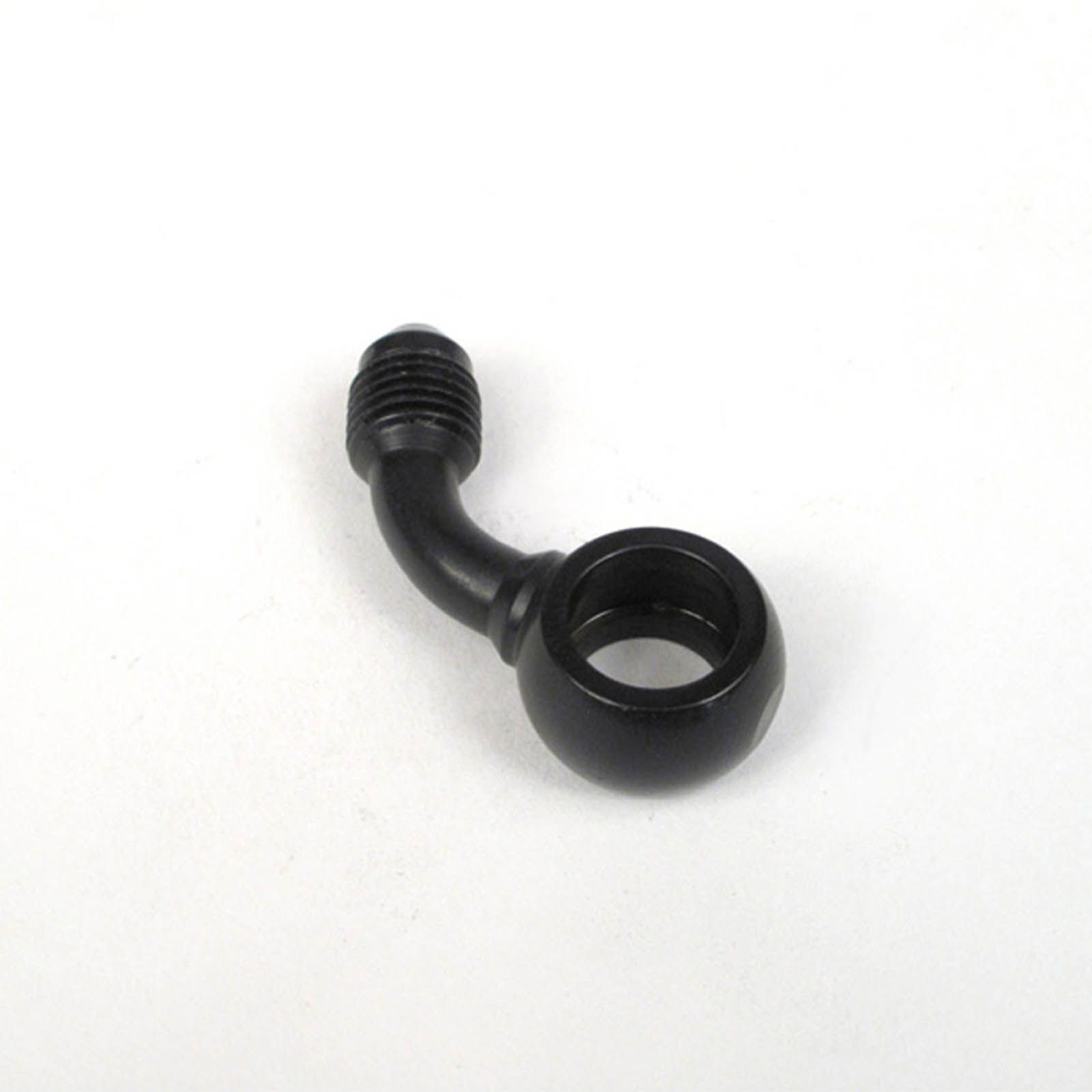 WHITES BRAKE - 10mm BANJO - 60Deg@90 - STEEL BLK - Image 1