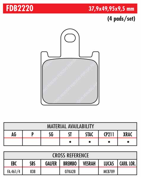 FERODO BRAKE BPADS - Image 139