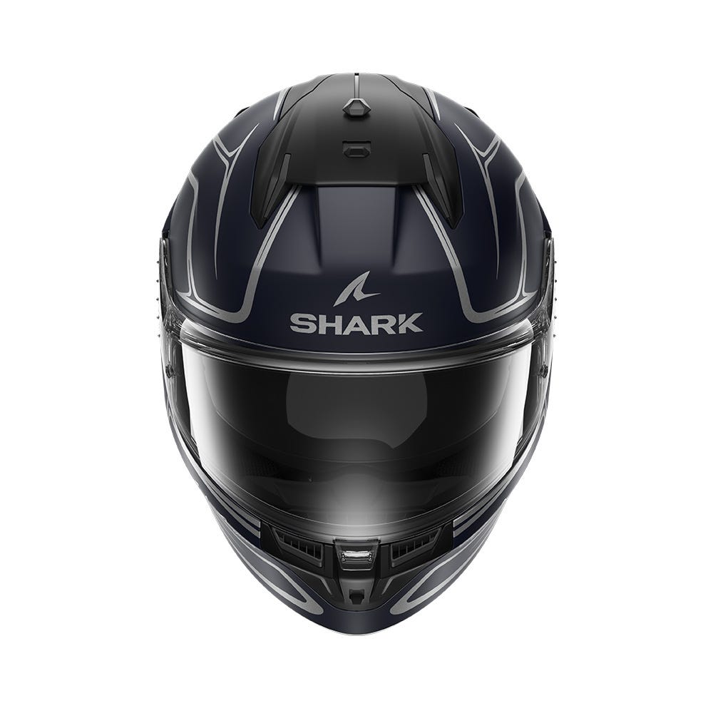 SHARK D-SKWAL 3  Drone Troy Lee Designs Road Helmet Blue/Silver - Image 3