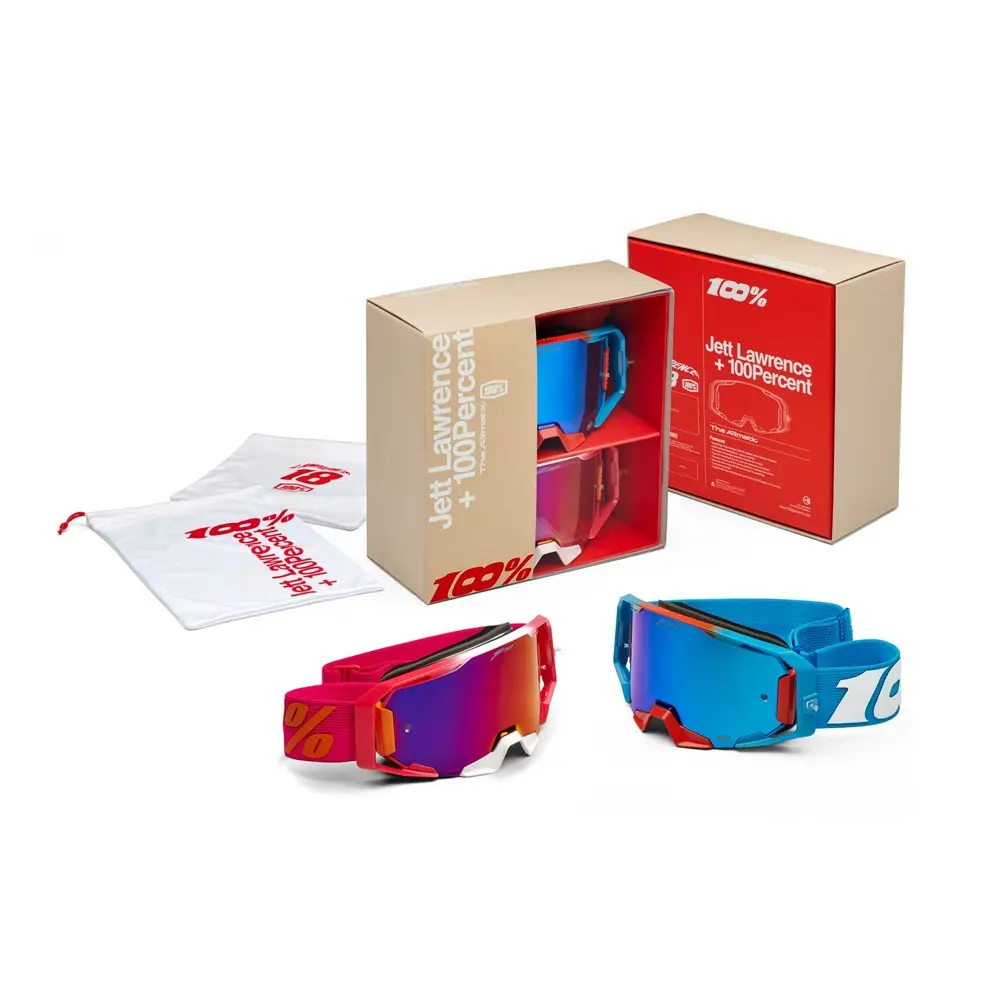 100% ARmatic Jett Lawrence Limited Edition 2 Pack Motocross Goggles
