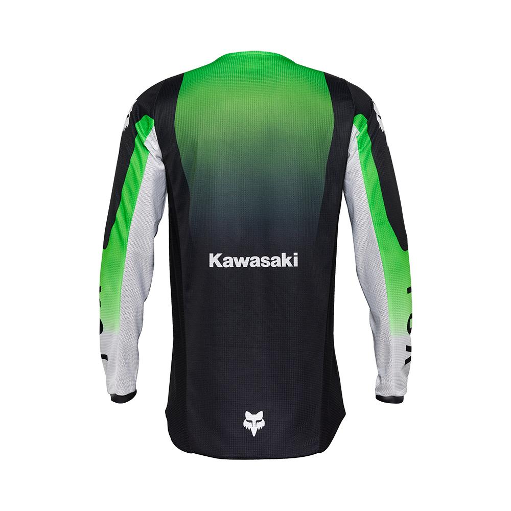 Fox 180 Kawasaki Motocross Jersey Flo Green - Image 2