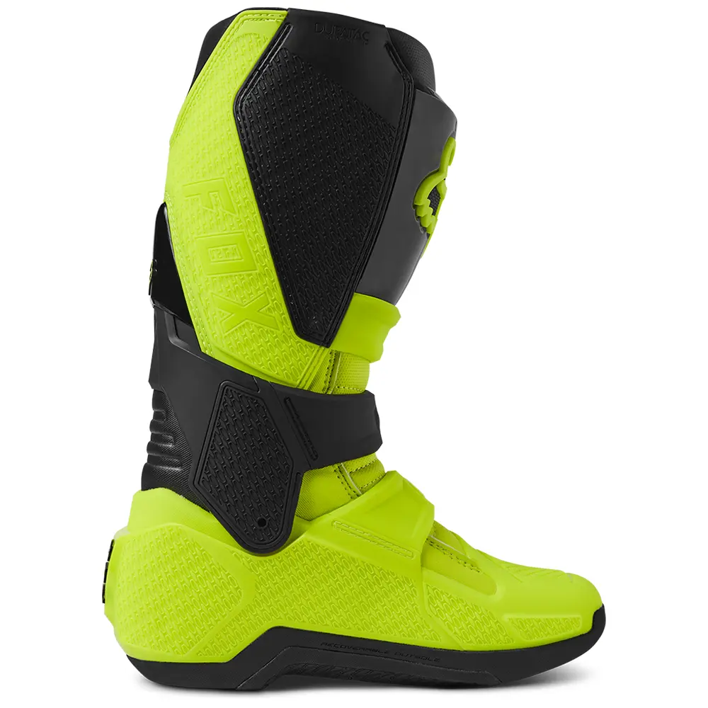 Fox Motion Motocross Boots Flo Yellow