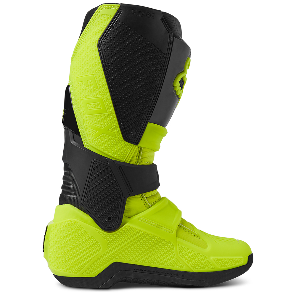Fox Motion Motocross Boots Flo Yellow - Image 3