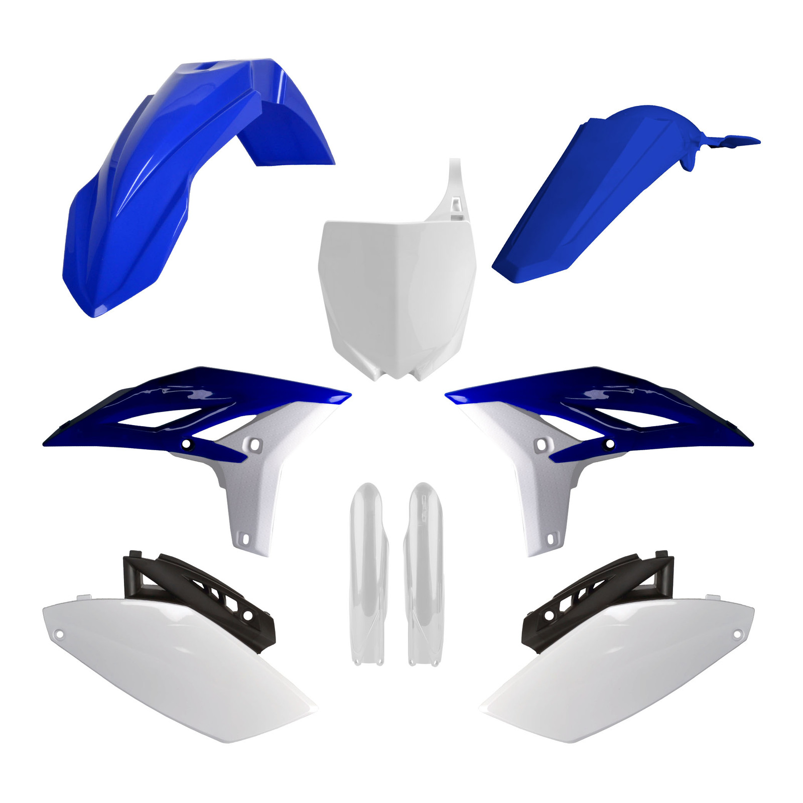 Polisport Full Kit Yamaha YZ250F ('10-'13) '11/'12 - OEM Blue/White - Image 1