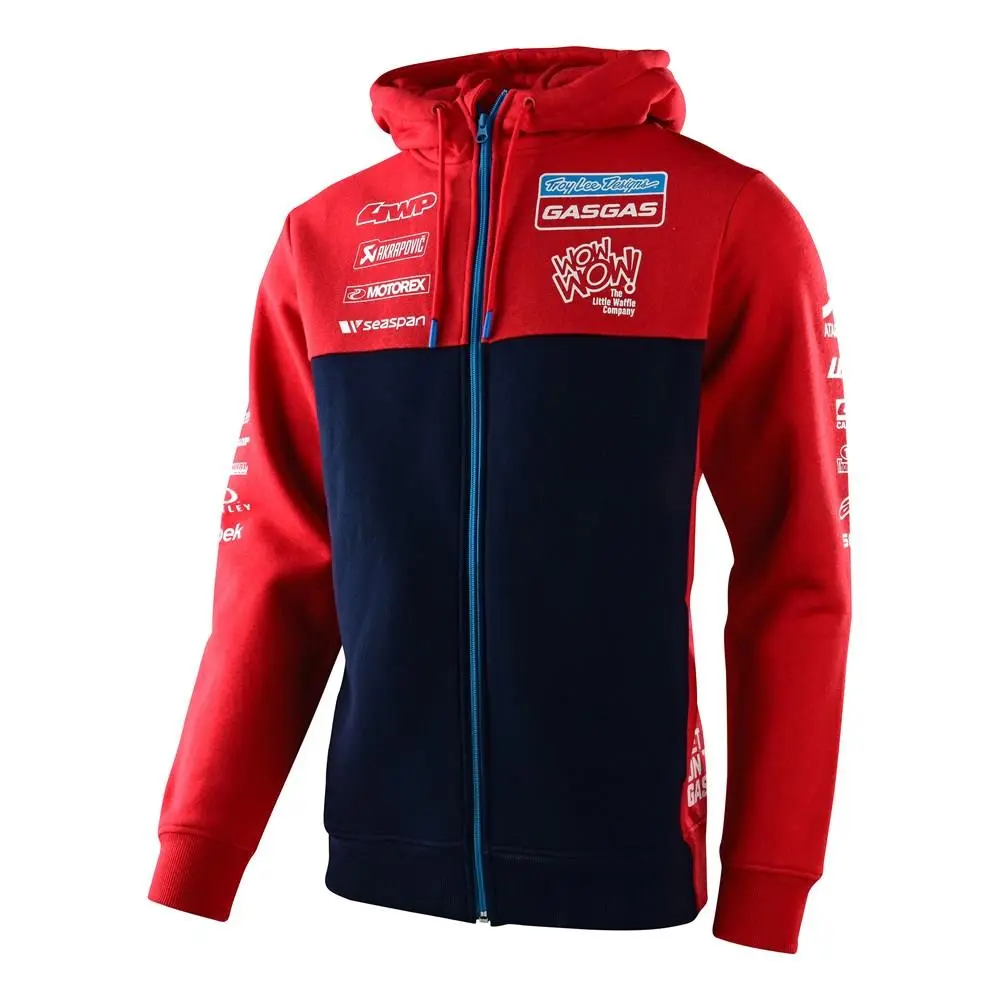 Troy Lee Designs x GasGas Team Zip up Hoodie Red/Navy