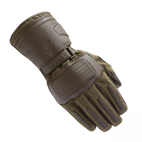 Merlin Croxton Long Wax Road Gloves Brown - Image 1