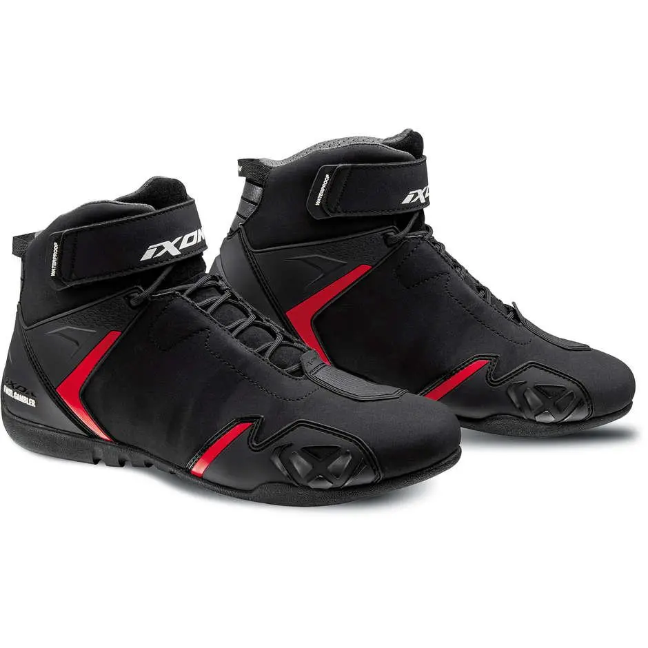 Ixon GAMBLER WP Road Boots Black/Red