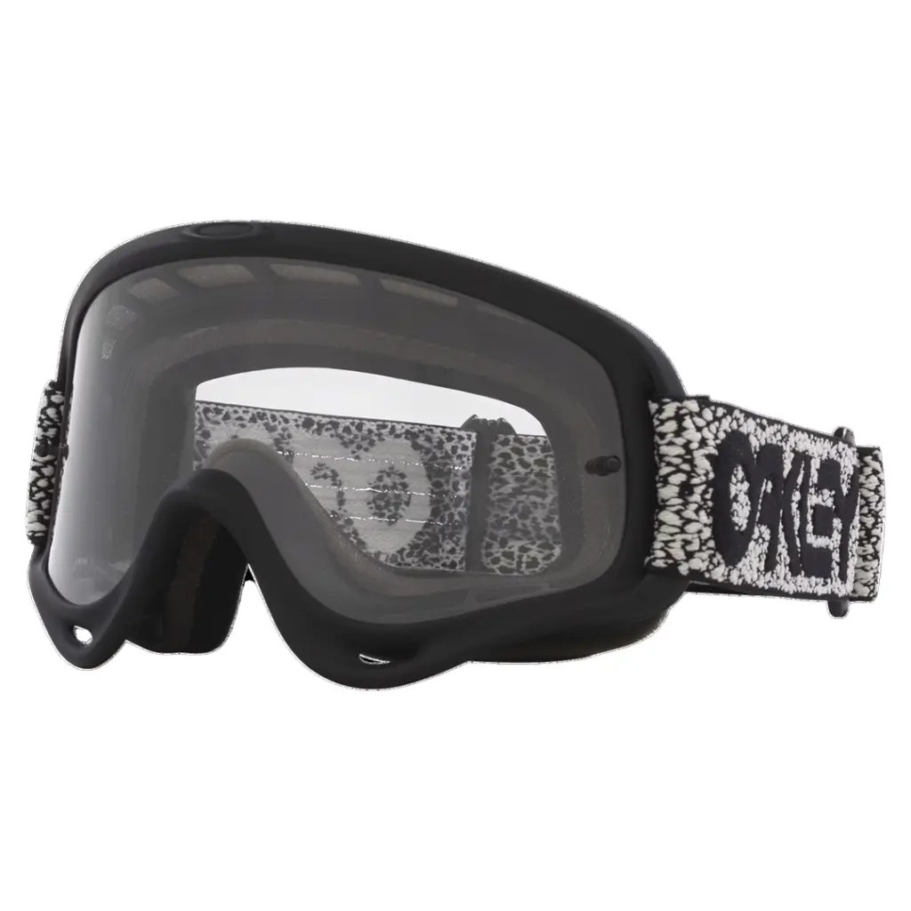 Oakley O-Frame MX Goggle Moto Grey Crackle w/Clear Lens