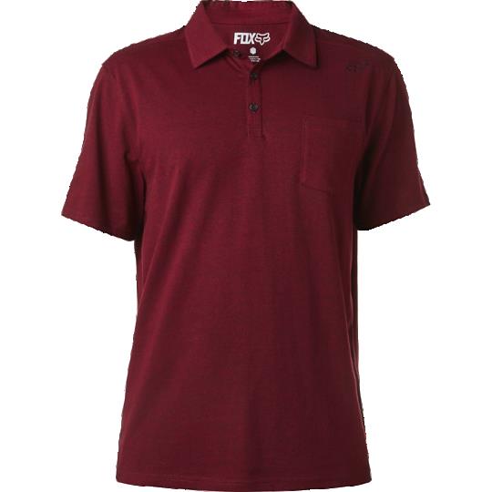 Polo Shirt Fox Legacy Burgundy - Image 1