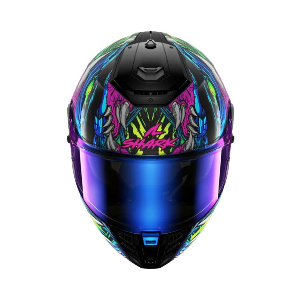 Shark Spartan RS Road Helmet Shaytan Black/Green/Violet - Image 2
