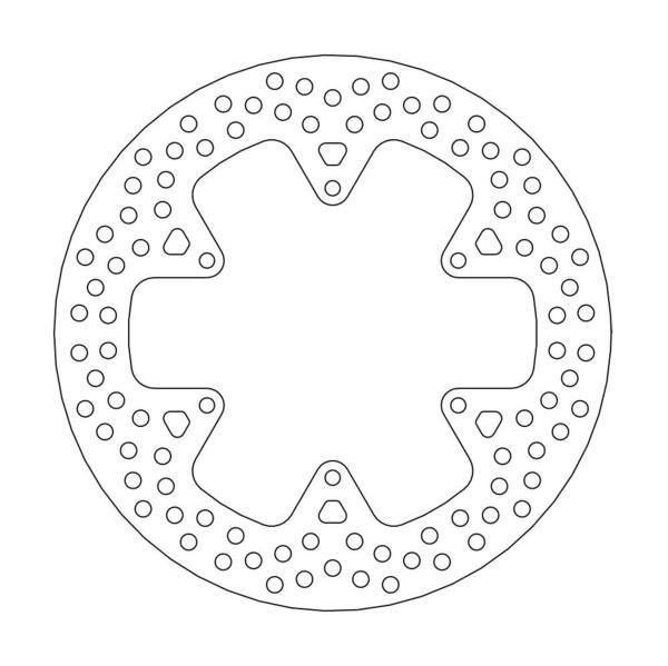 BRAKE ROTOR MOTO MASTER HALO REAR KTM990 ADVENTURE  R WITH ABS  06-13 - Image 1