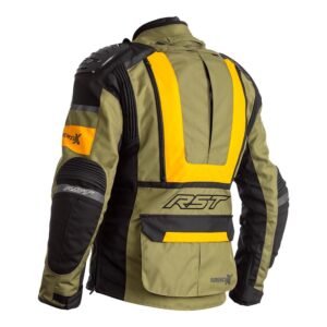 RST Adventure-X CE Textile Adventure Jacket Green/Ochre - Image 2