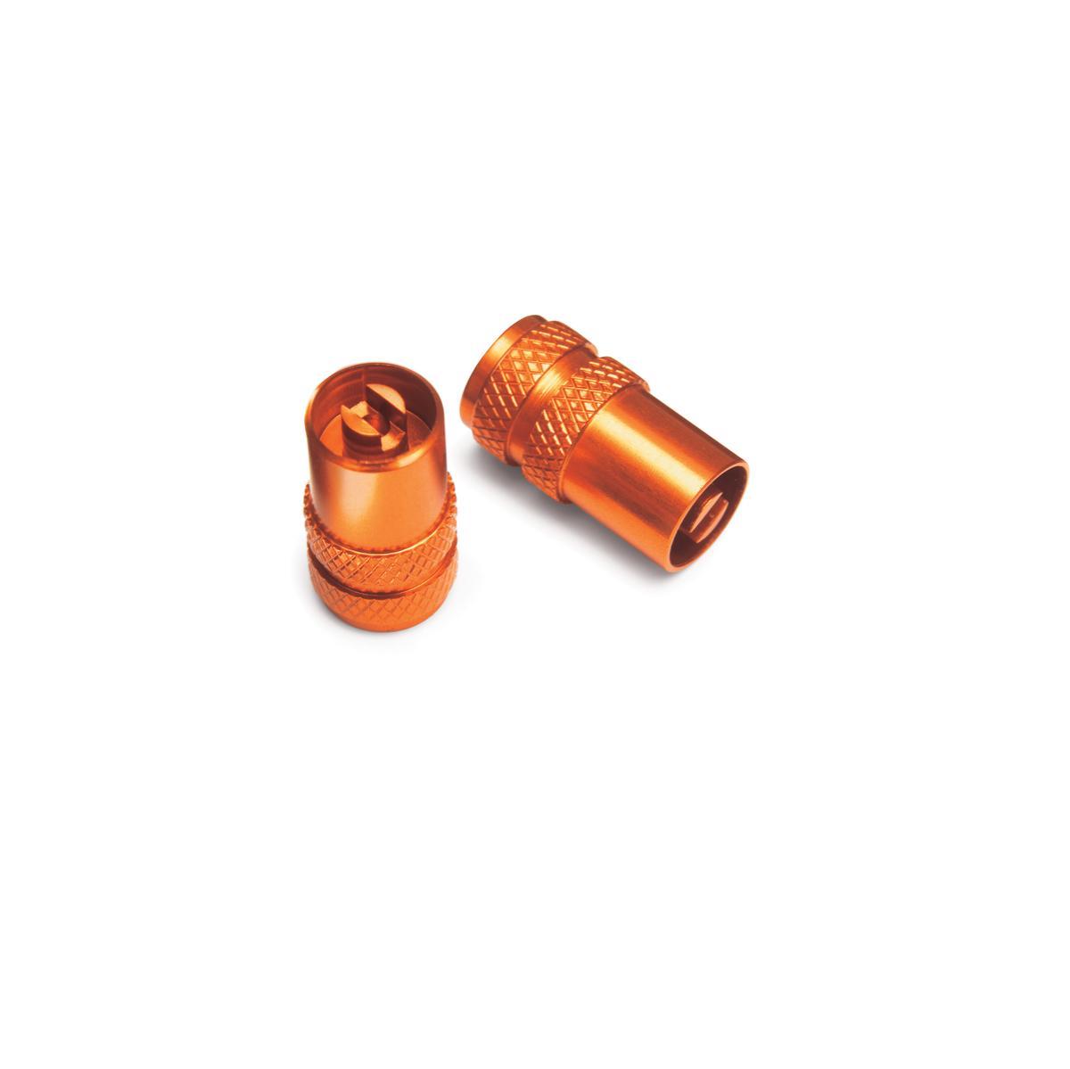 KTM Valve Cap Set Orange - Image 1