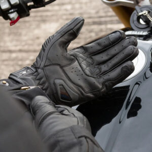 Merlin Stewart Leather Road Gloves Black - Image 4