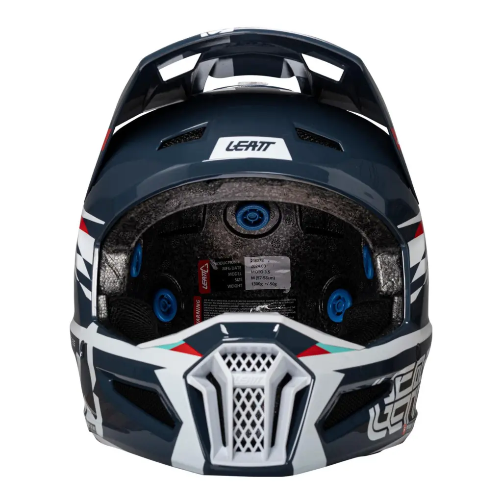 Leatt 3.5 Motocross Helmet Kit - Blue