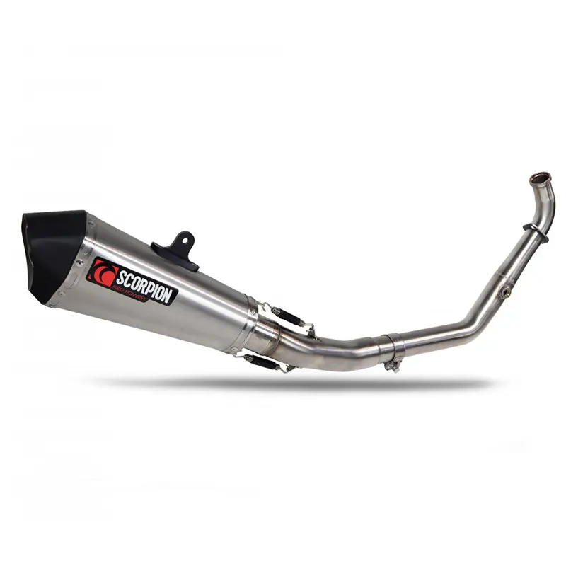YZF-R125 Serket Taper Full System Brushed Stainless Steel Sleeve 2021-2023
