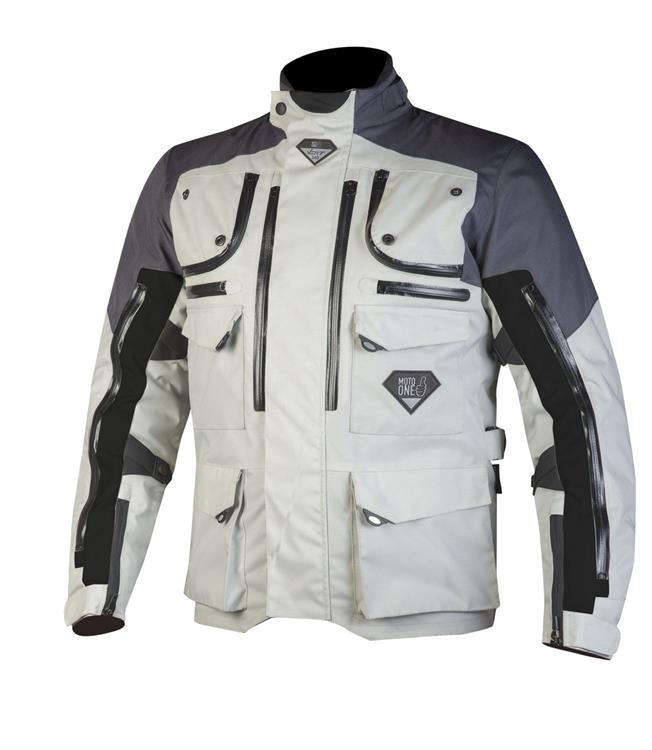Moto One Vert 360 Road Jacket Grey/Grey - Image 1