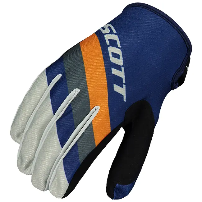 Motocross Gloves Scott 350 Track Blue/Orange