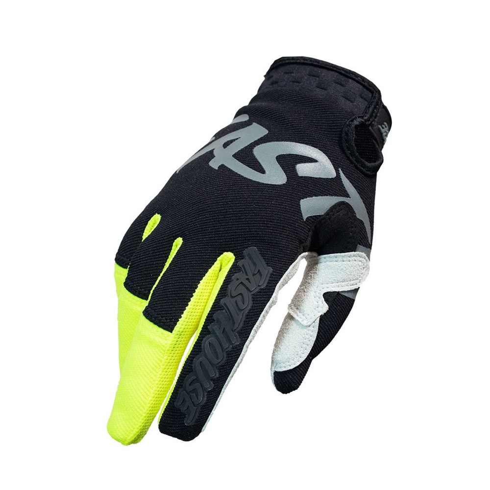 Fasthouse Youth Speed Style Sector Motocross Gloves High Viz - Image 1