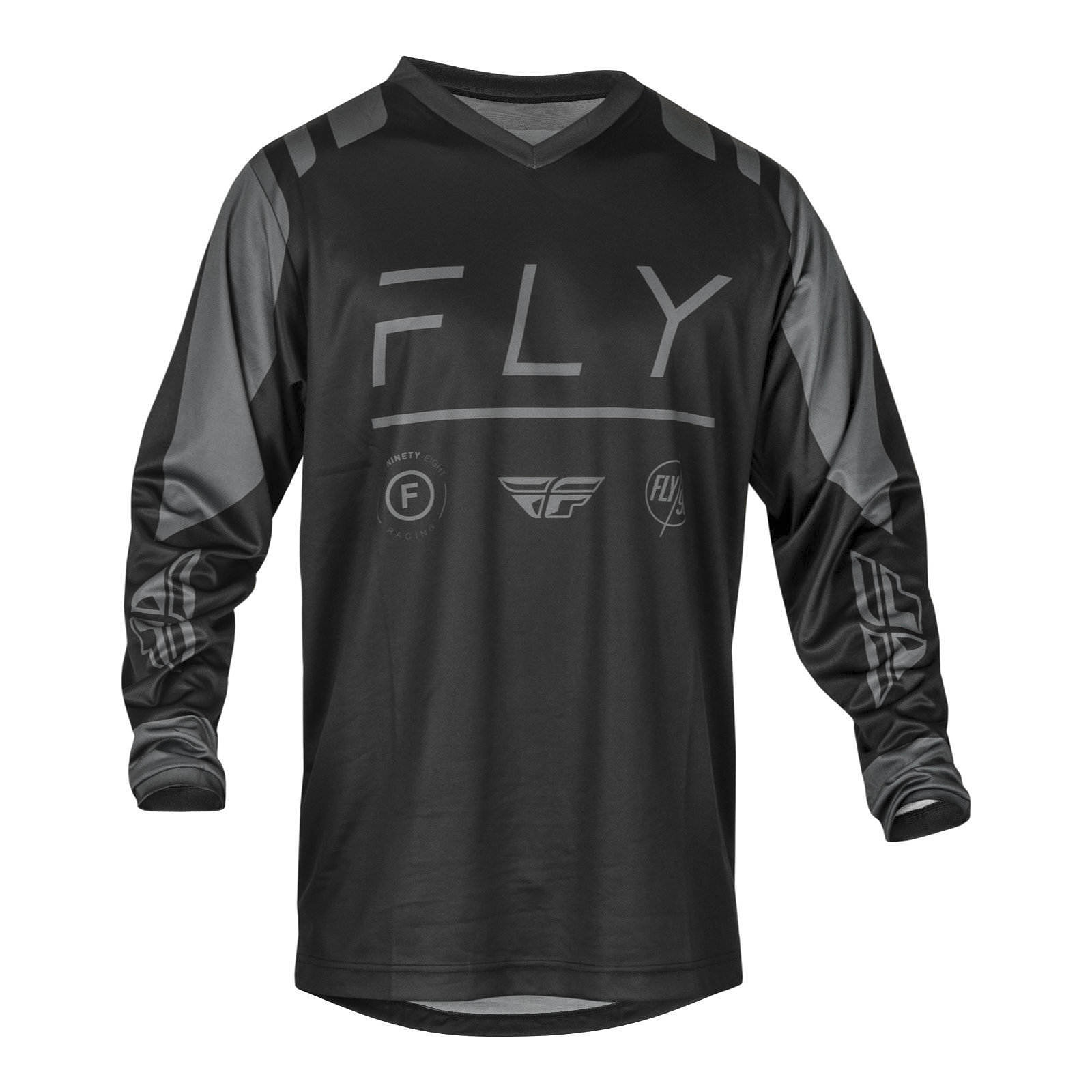 FLY Racing F-16 Motocross Jersey Black / Charcoal - Image 1