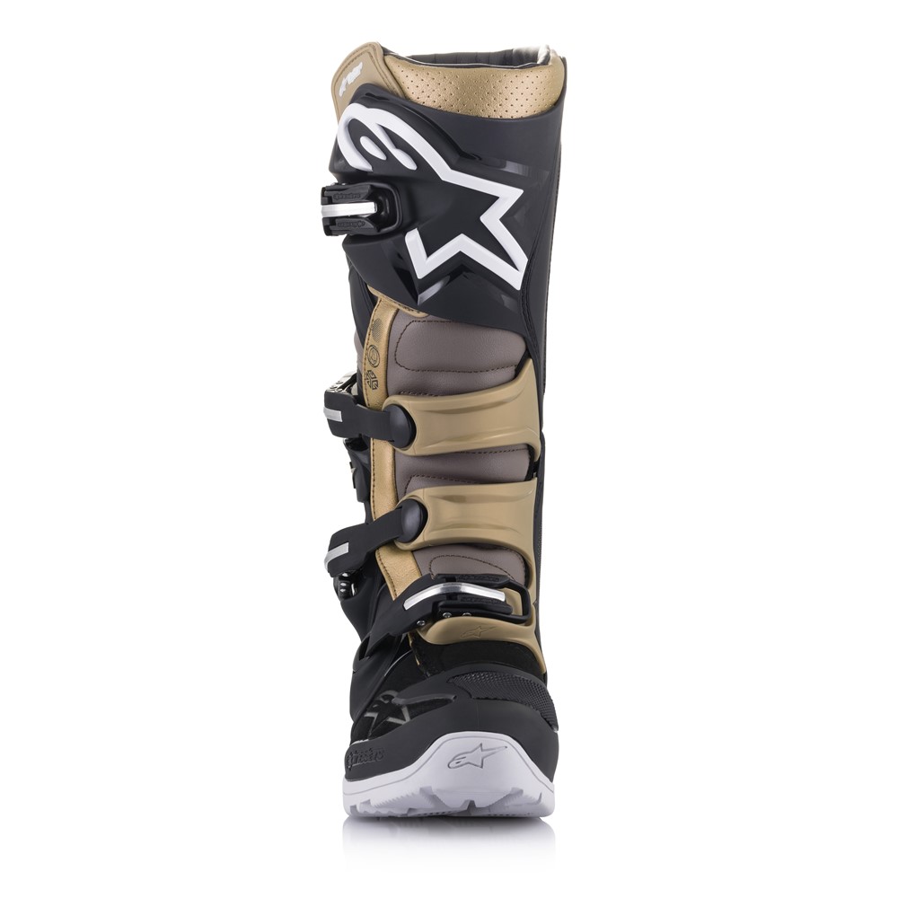 Alpinestars Tech-7 Enduro Drystar Motocross Boots Black/Grey/Gold - Image 2