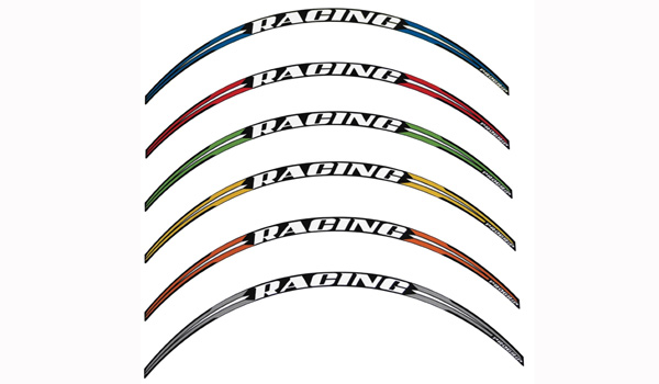 *Racing wheel strips 8pcs orange (two wheels)              [C] - Image 1