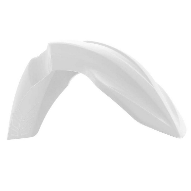 FRONT FENDER RTECH KX250F 13-16 KX450F 13-15 WHITE VENTED - Image 1