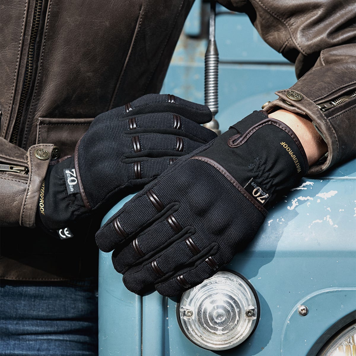 Segura Zeek Evo Road Gloves Noir/Marron - Image 3