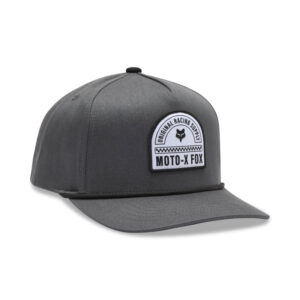 Fox Victory Snapback Hat Dark Shadow Grey - Image 1
