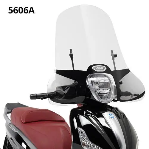 GIVI SCREEN PIAGGIO BEVERLY '10->/350 SPORT TOURING '12-> (NEED A5606A)