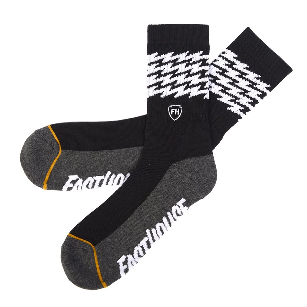 Fasthouse Voltage Socks Black - One Size - Image 1