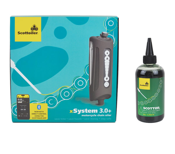 SCOTTOILER xSYSTEM 3.0+ WITH BIODEGRADABLE GREEN OIL - Image 1