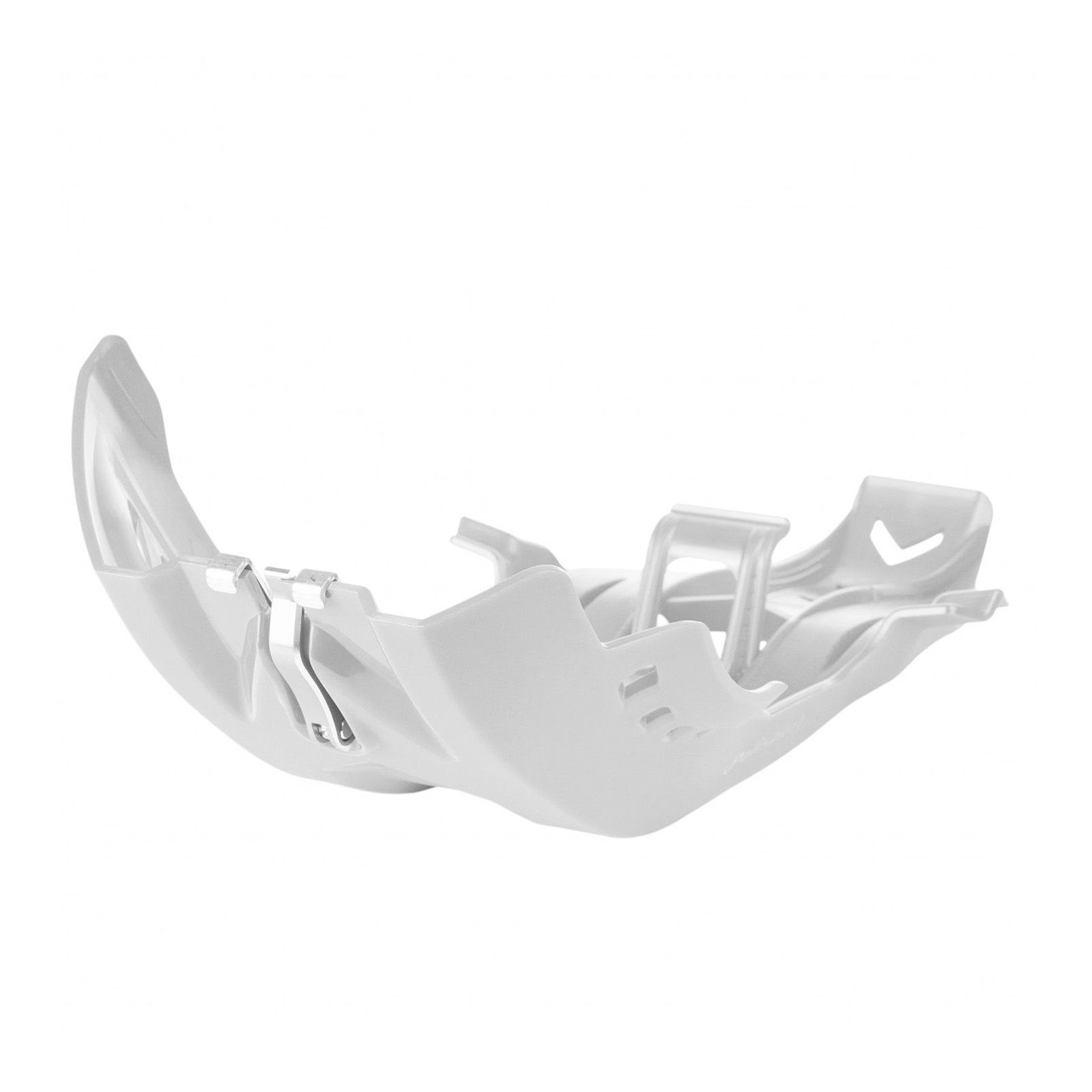 POLISPORT FORTRESS SKID PLATE KTM/HUSQ - WHT - Image 1