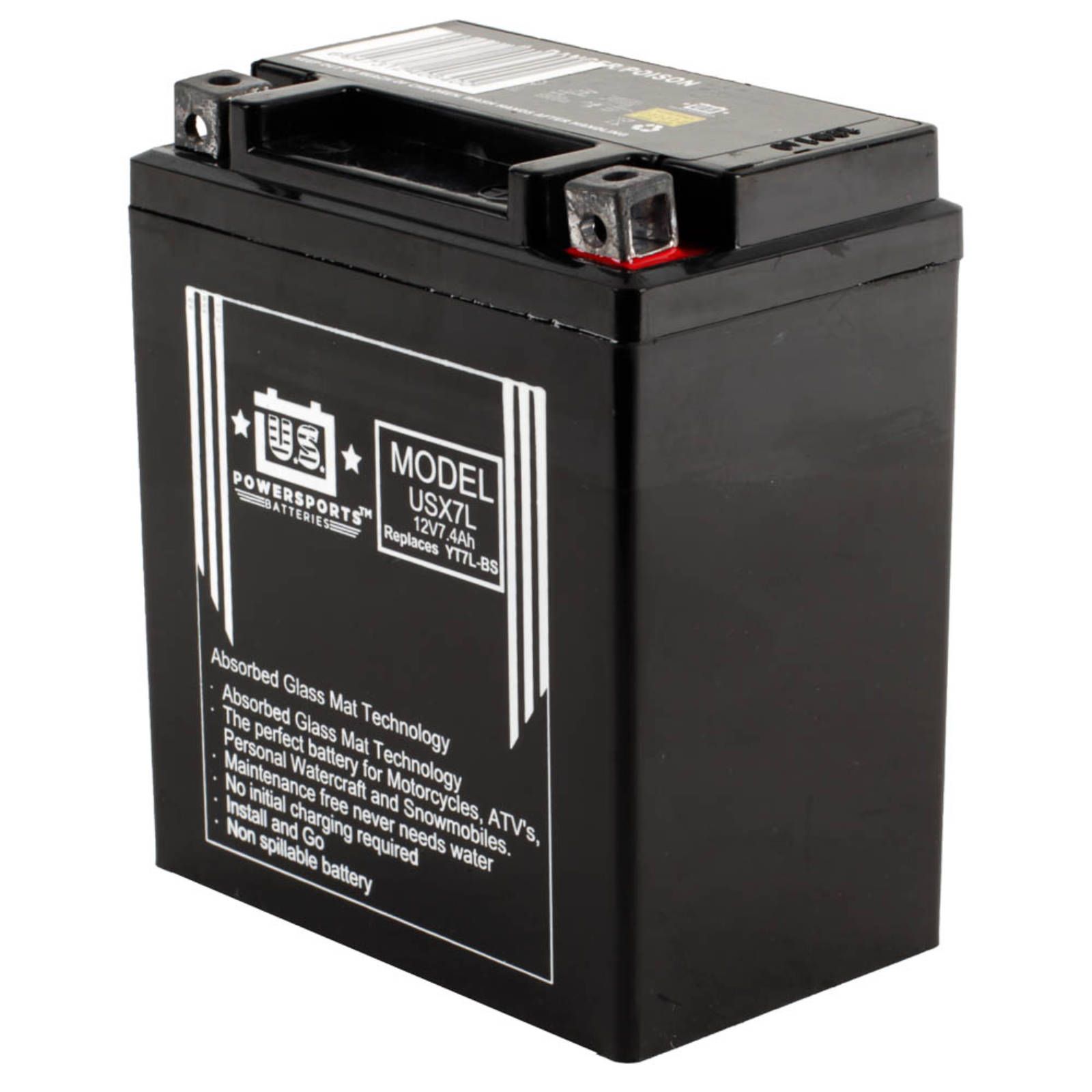 USPS AGM BATTERY USX7L-BS YTX7L-BS *10 - Image 1