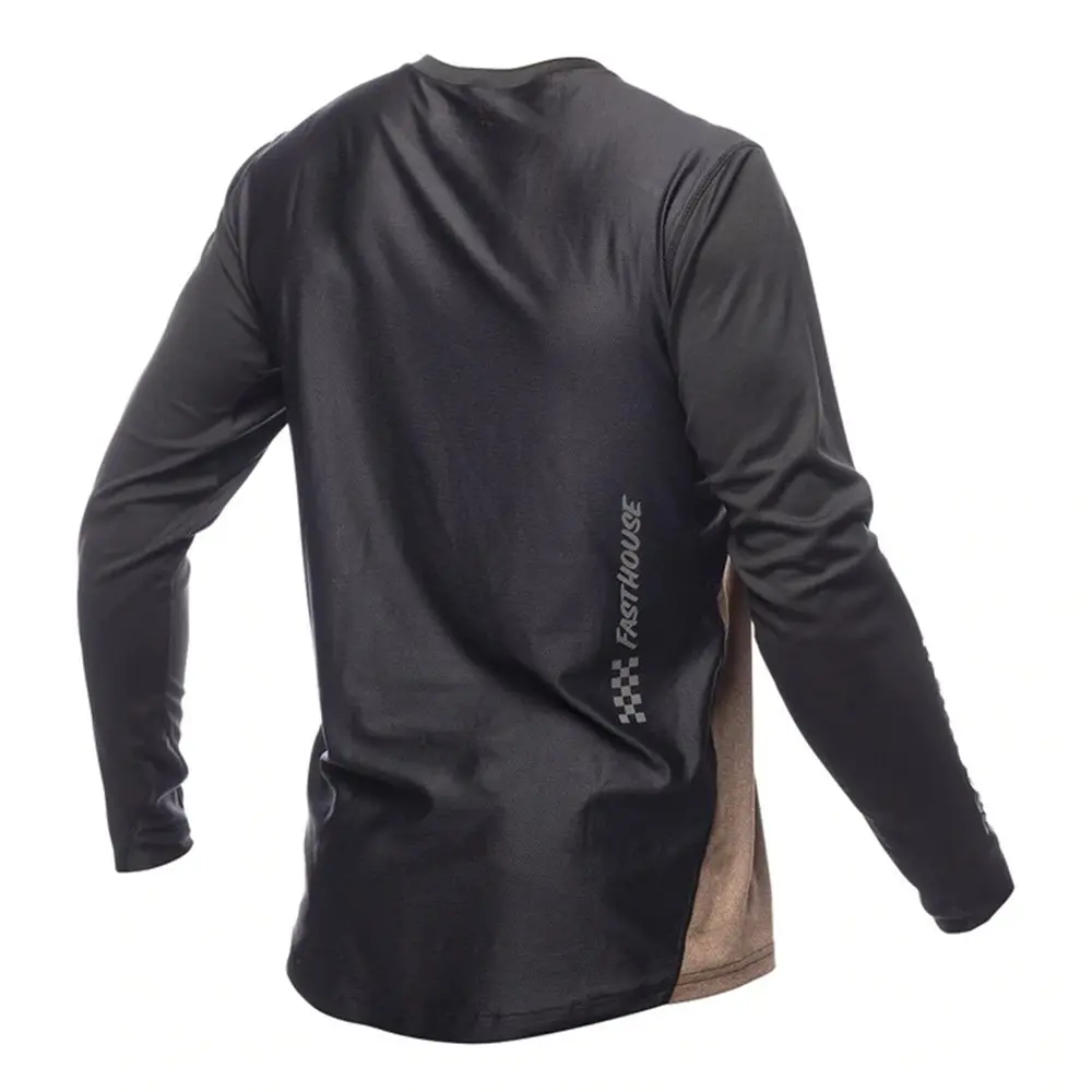 Fasthouse Alloy Mesa Long Sleeve Jersey Heather Gold/Brown