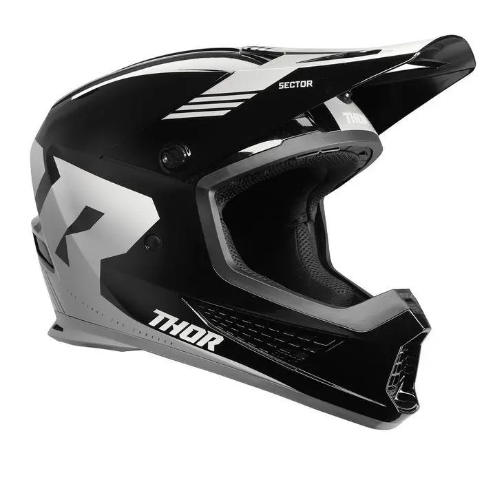 Thor Sector 2 Carv Motocross Helmet Black/White