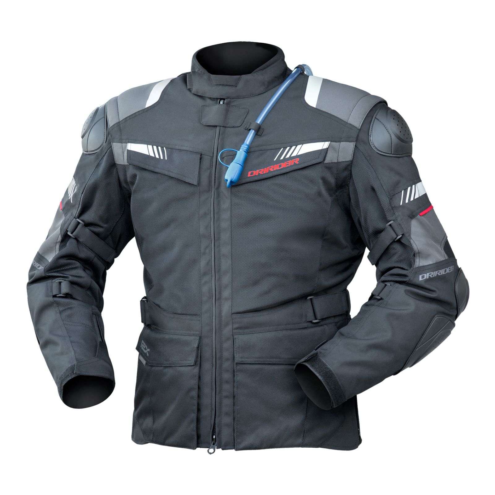 Adventure Jacket Dririder Rallycross Pro 3 Black/Black - Image 1
