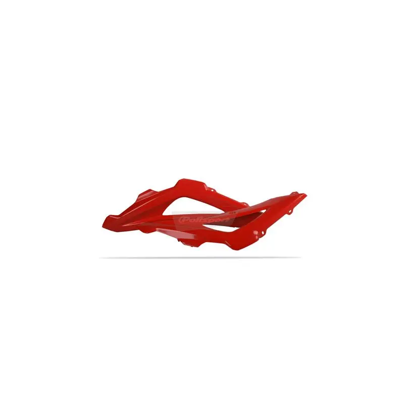 TANK COVER/ RAD SCOOP HUSQ MX/END 05-07 RED - INDENT