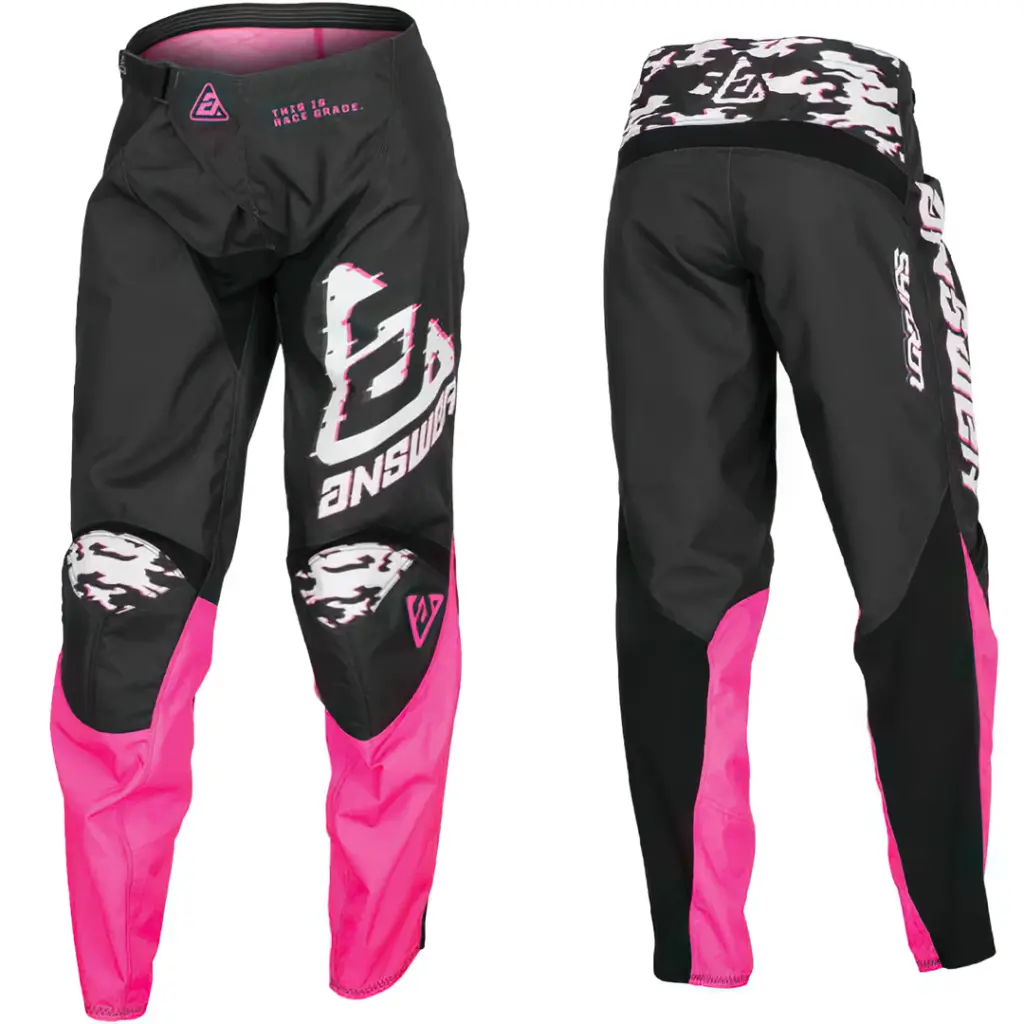 Answer Syncron Meltdown Motocross Pants Ladies Black/Magenta/Grey