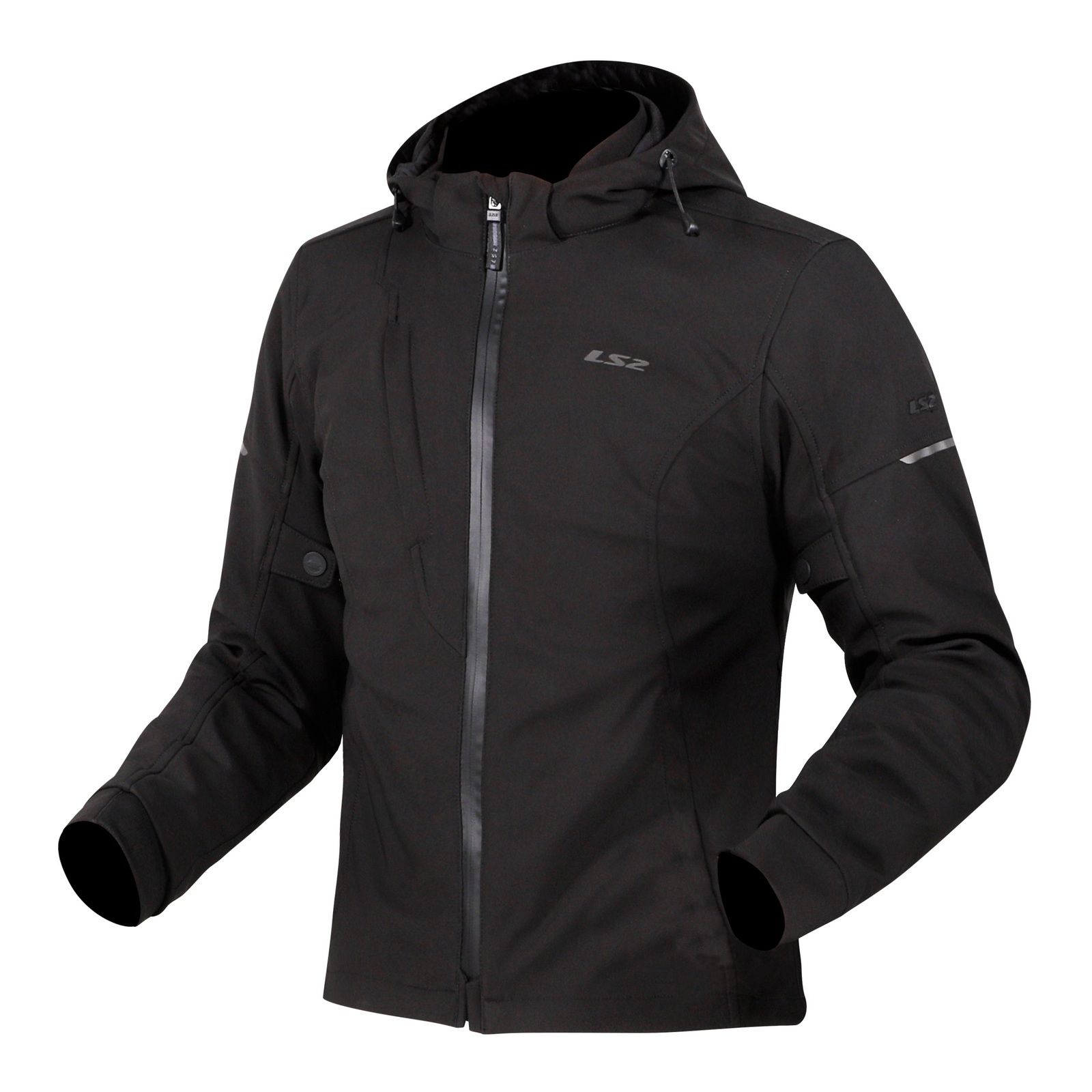 LS2 Bolton Road Jacket Ladies Black - Image 1