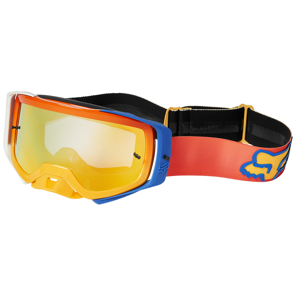 Fox Airspace Rkane Motocross Goggles Orange/Blue - Image 1