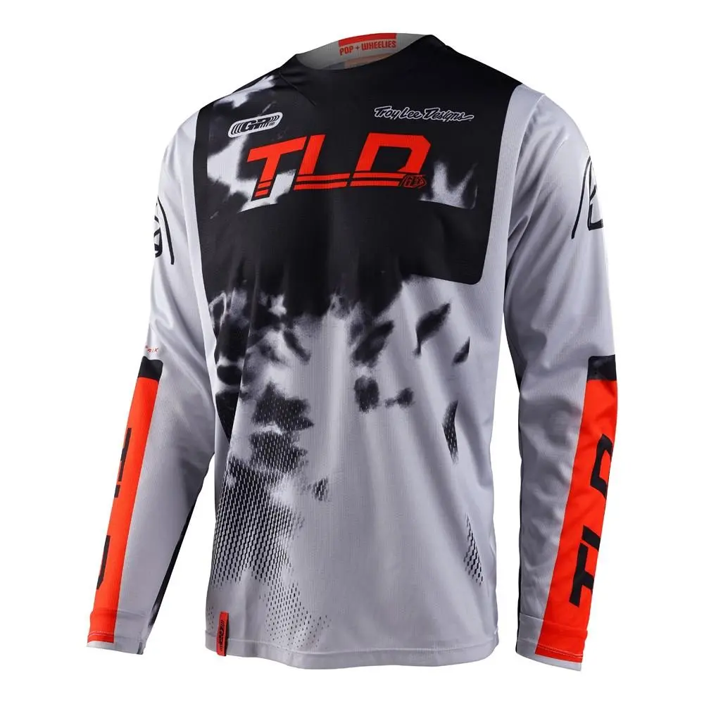 Troy Lee Designs GP Astro Motocross Jersey Youth Light Grey / Orange