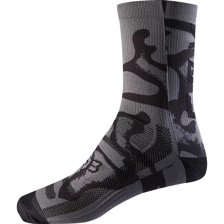 WOMENS 8" PRINT SOCKS [SHADOW] OS - Image 1