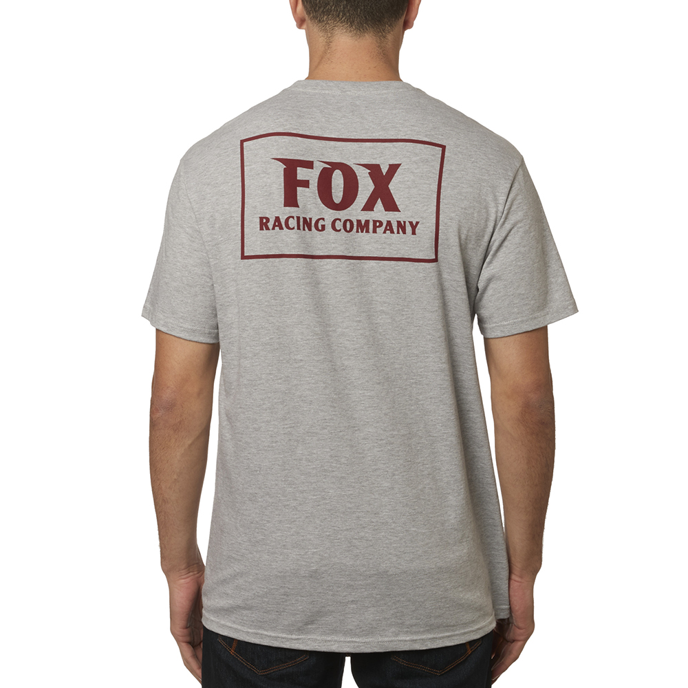 Tee Fox Heater Pocket Heather Grey - Image 2